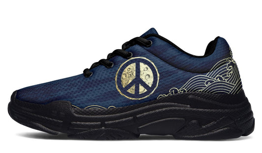 Peaceful Moon And Waves