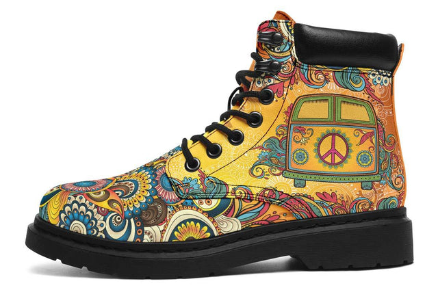 Colorful Hippie Van