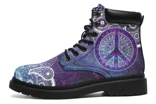 Galaxy Purple Peace Mandala