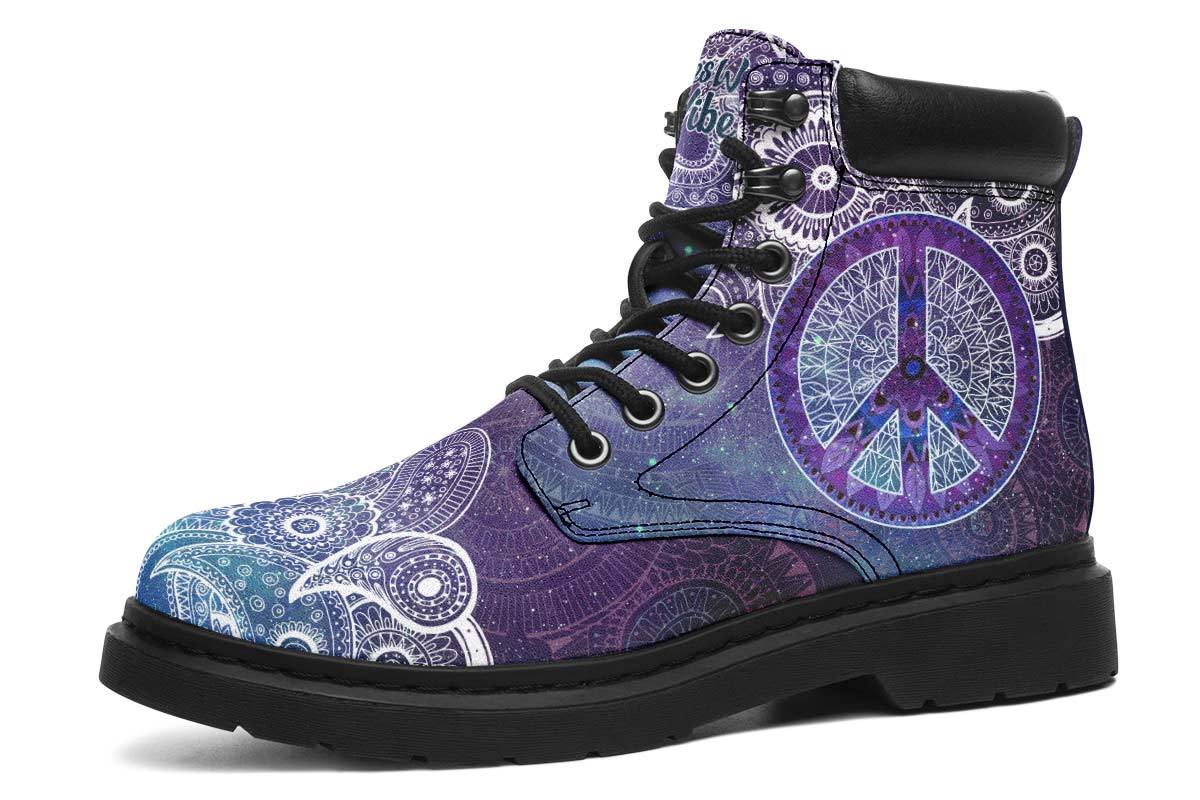 Galaxy Purple Peace Mandala