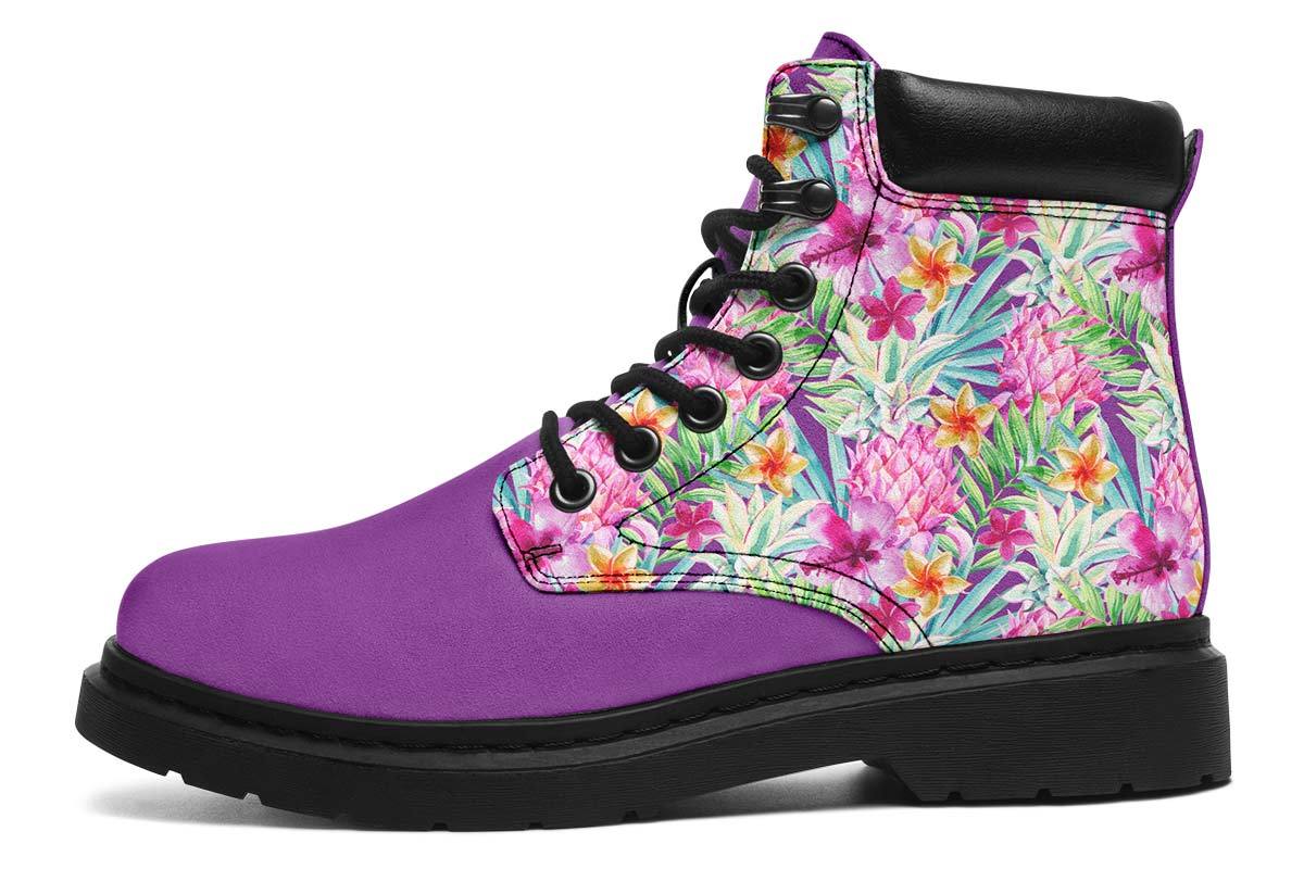 Watercolor Pink Pineapple