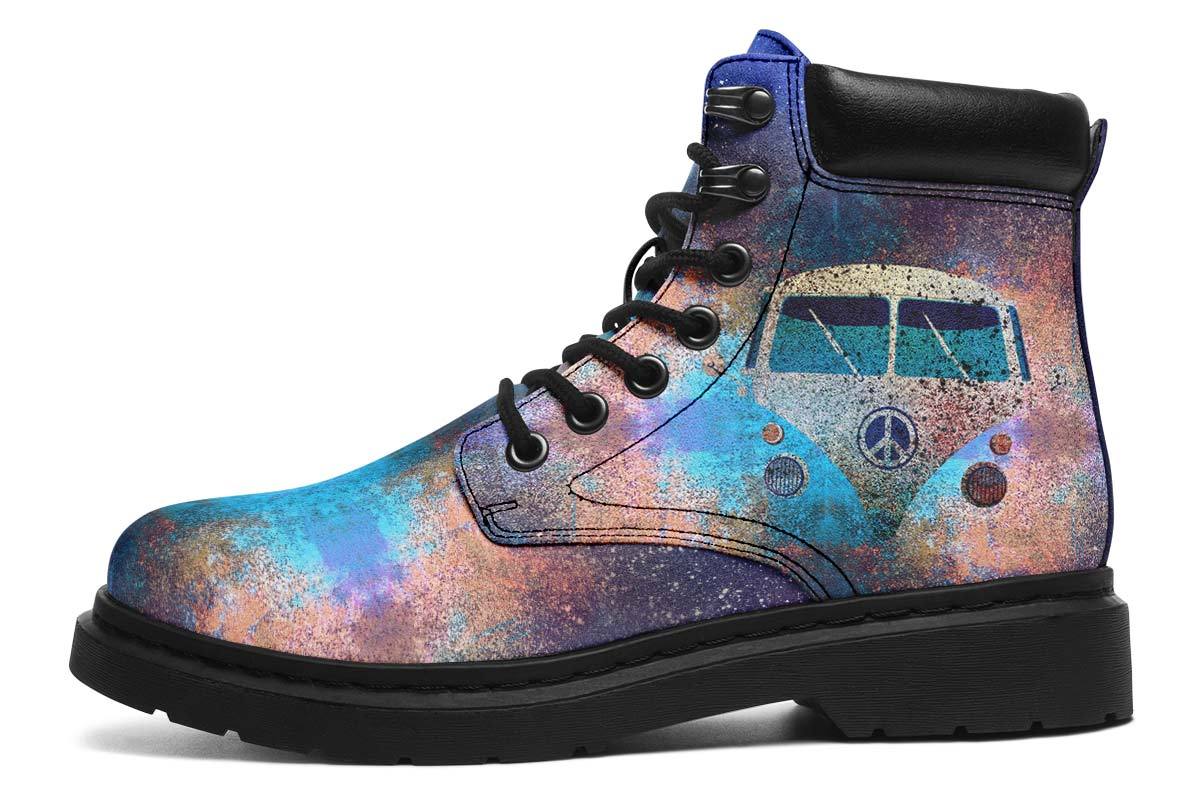 Galaxy Spray Paint Hippie Van