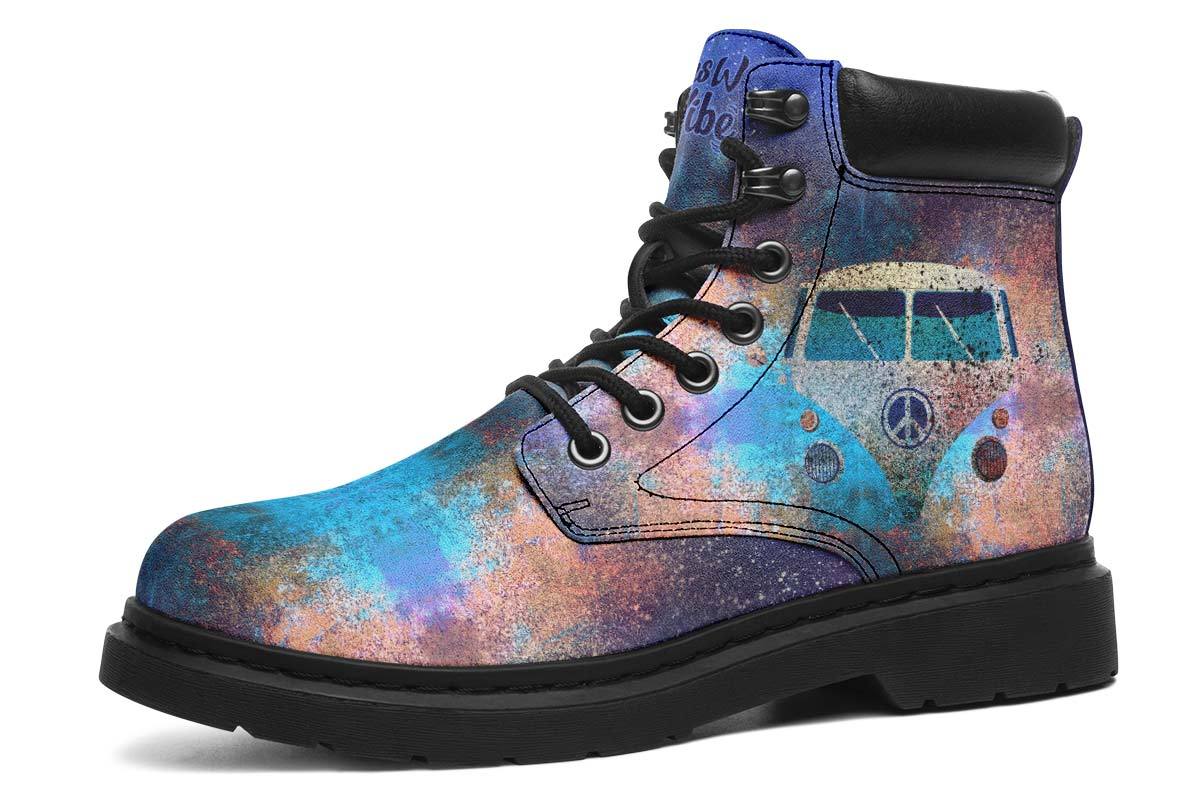 Galaxy Spray Paint Hippie Van