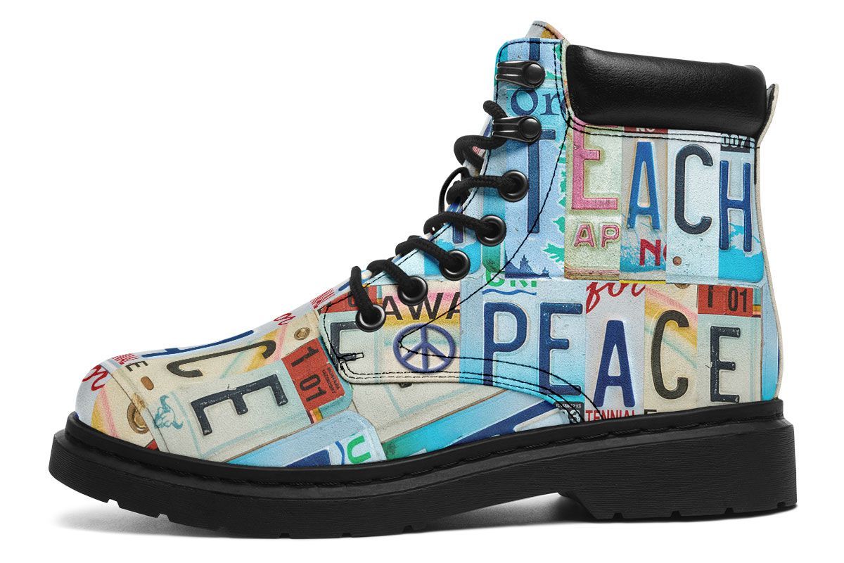 Teach Peace Plate