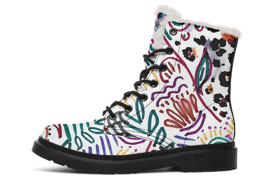 Colorful Doodle And Animal Pattern