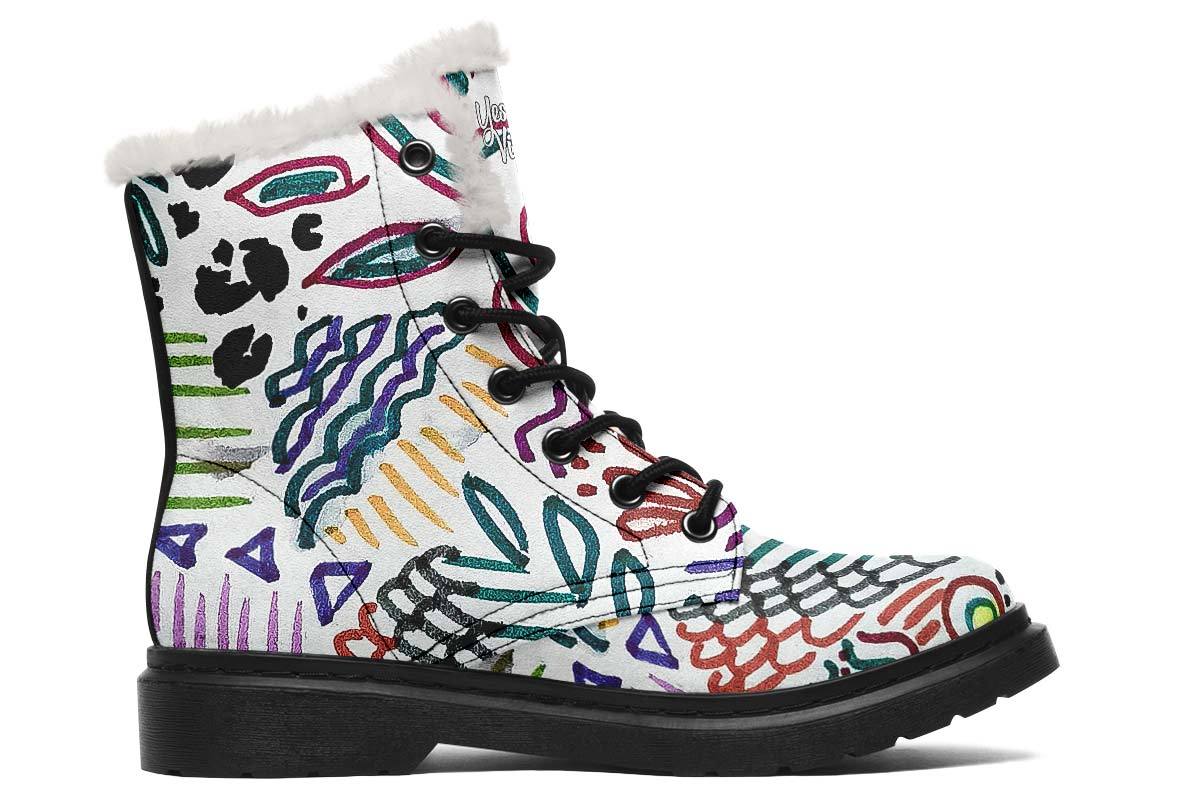 Colorful Doodle And Animal Pattern