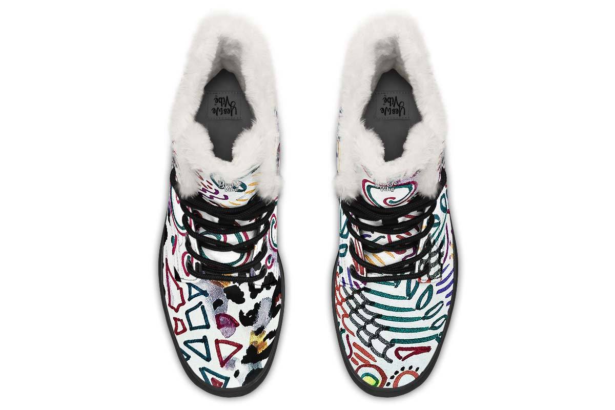 Colorful Doodle And Animal Pattern