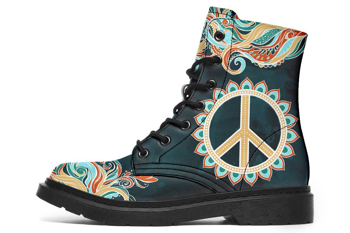 Peace Tribal Dark Turquoise