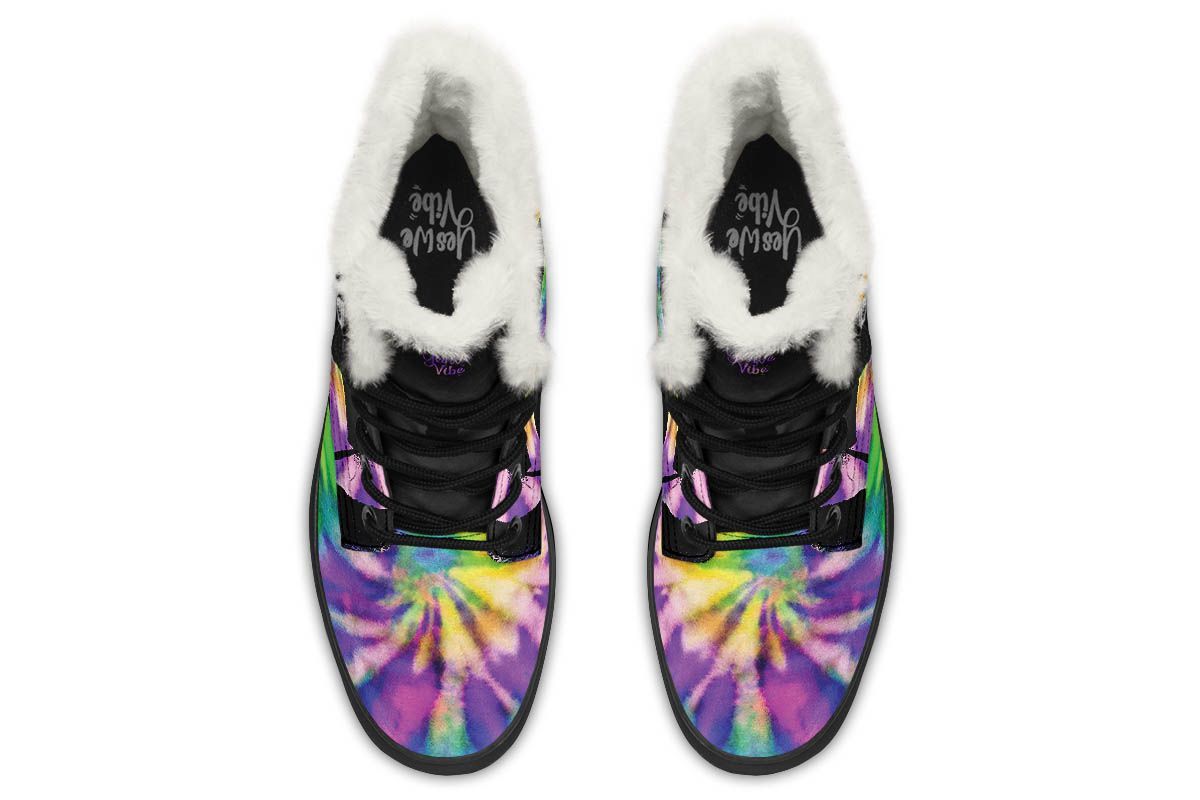 Peaceful Tie Dye Black Purple