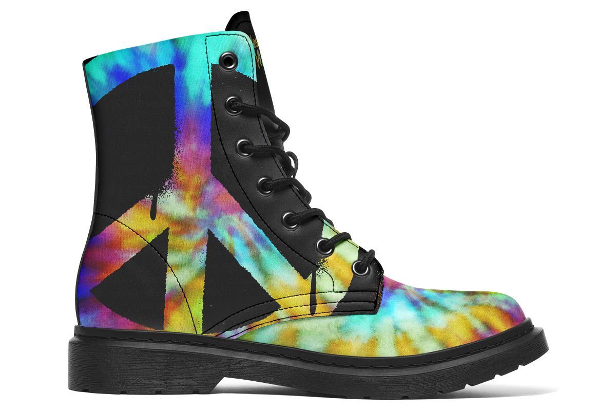 Peaceful Tie Dye Black