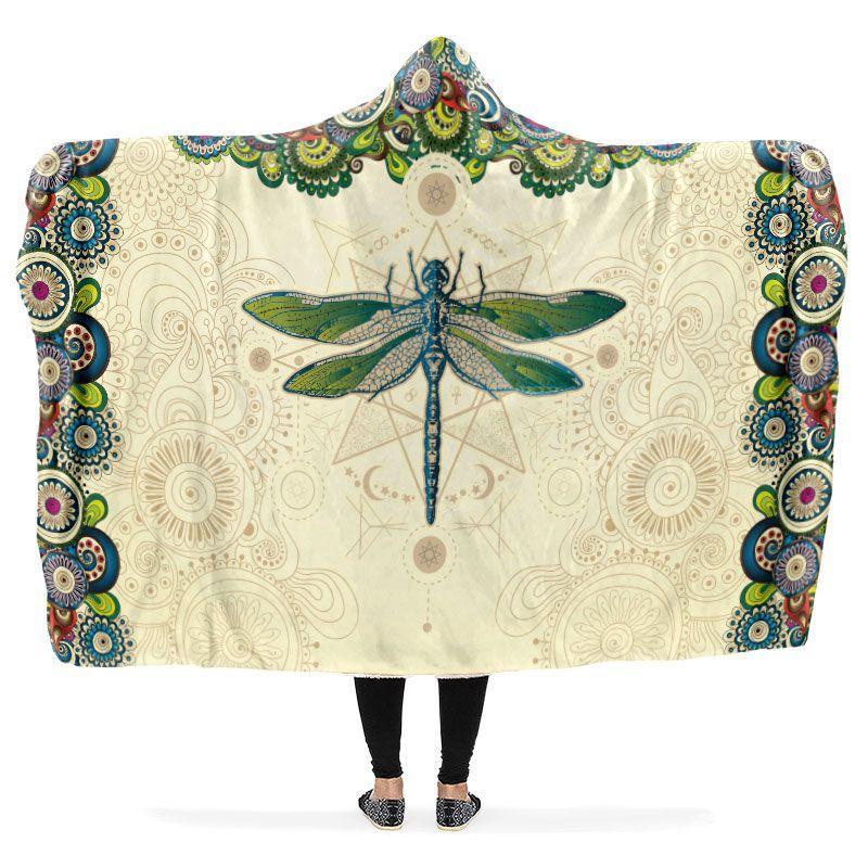 Dragonfly Mandala Beige