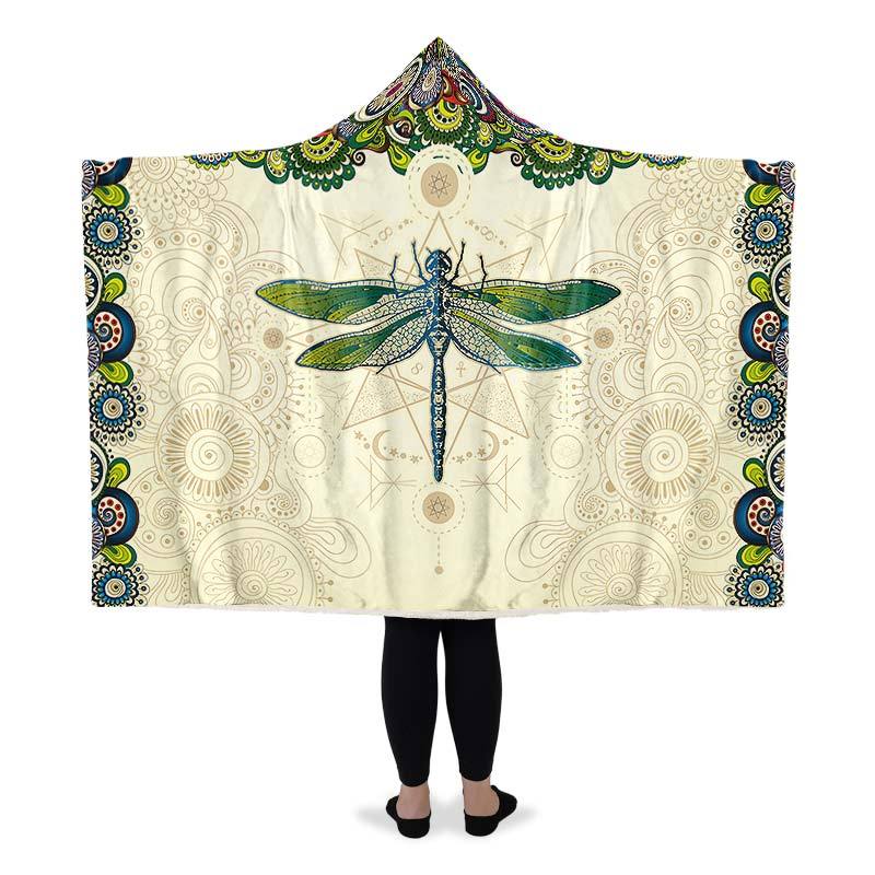 Dragonfly Mandala Beige