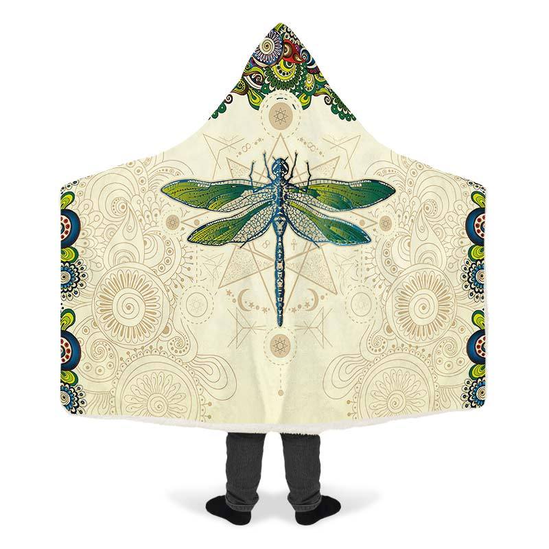 Dragonfly Mandala Beige