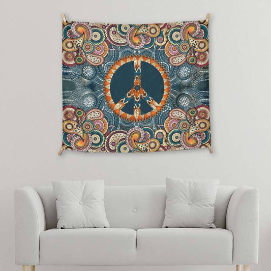 Orange Peace And Mandala