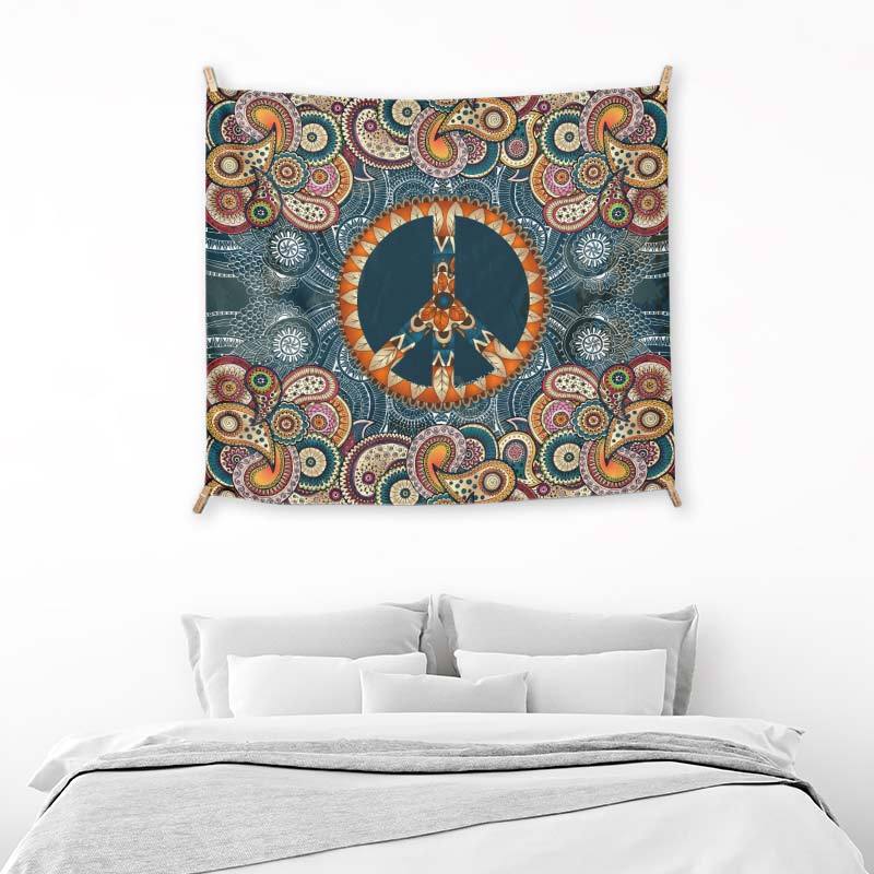 Orange Peace And Mandala