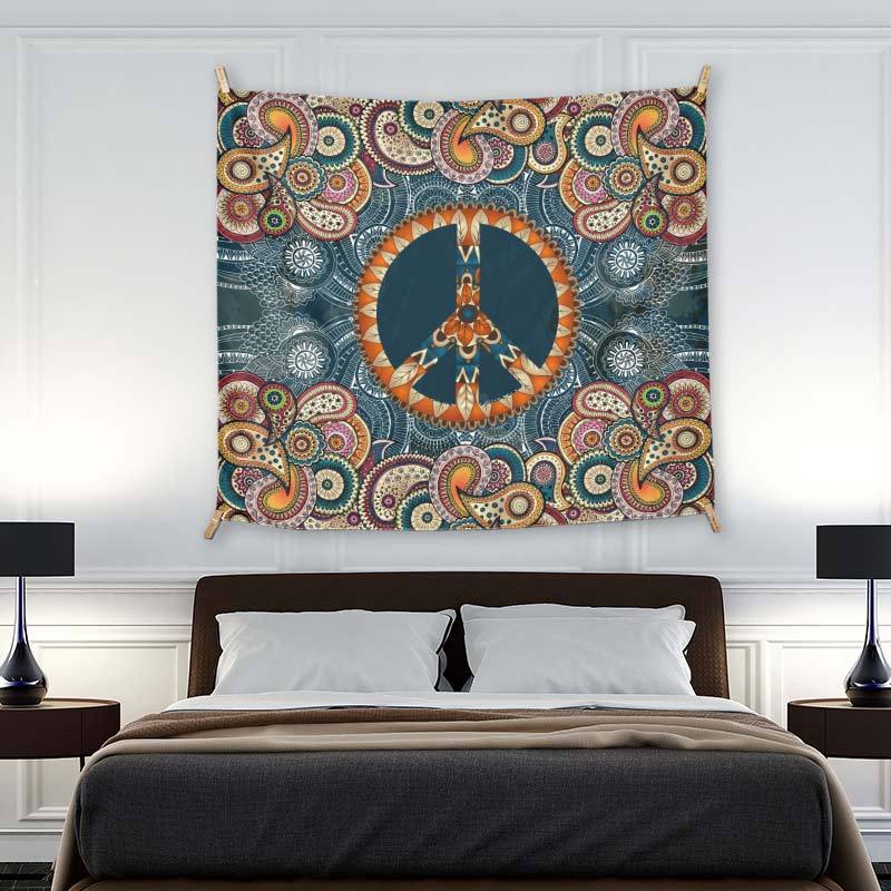 Orange Peace And Mandala