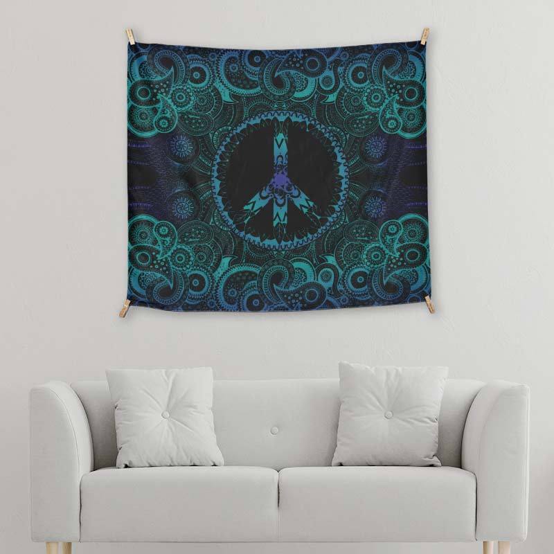 Blue Peace And Mandala