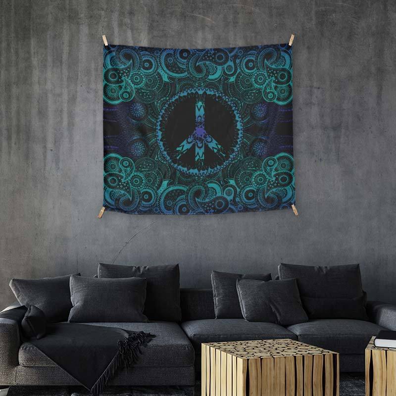 Blue Peace And Mandala