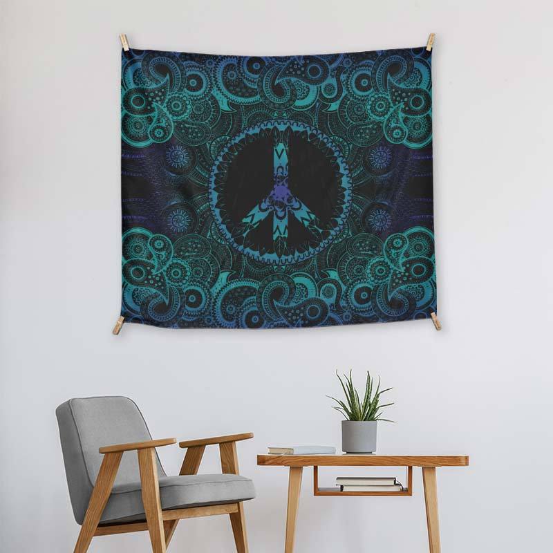 Blue Peace And Mandala