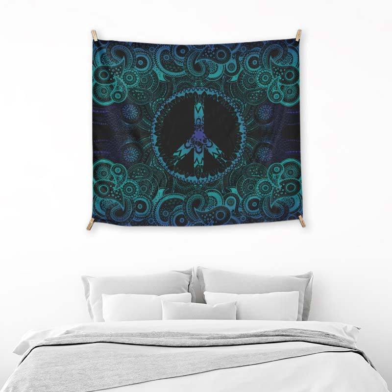 Blue Peace And Mandala