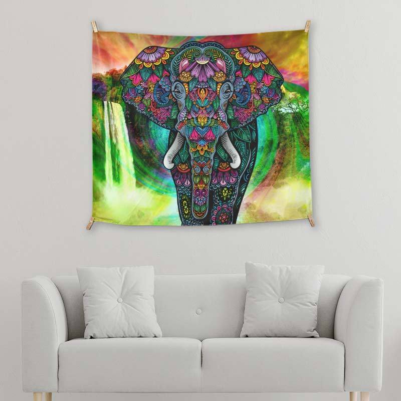 Colorful Elephant Mandala