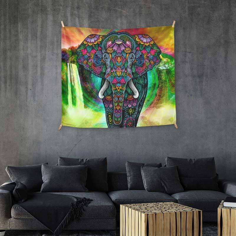 Colorful Elephant Mandala