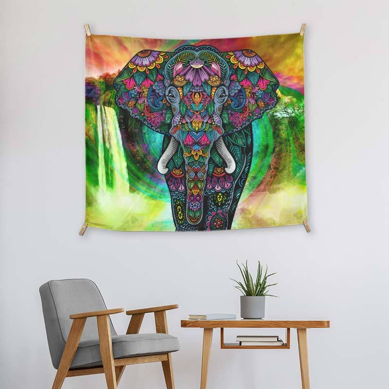 Colorful Elephant Mandala