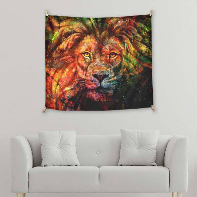 Colorful Lion Roar