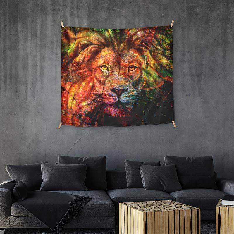 Colorful Lion Roar