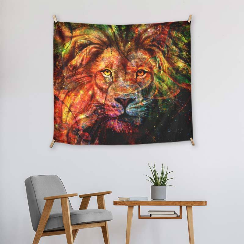 Colorful Lion Roar