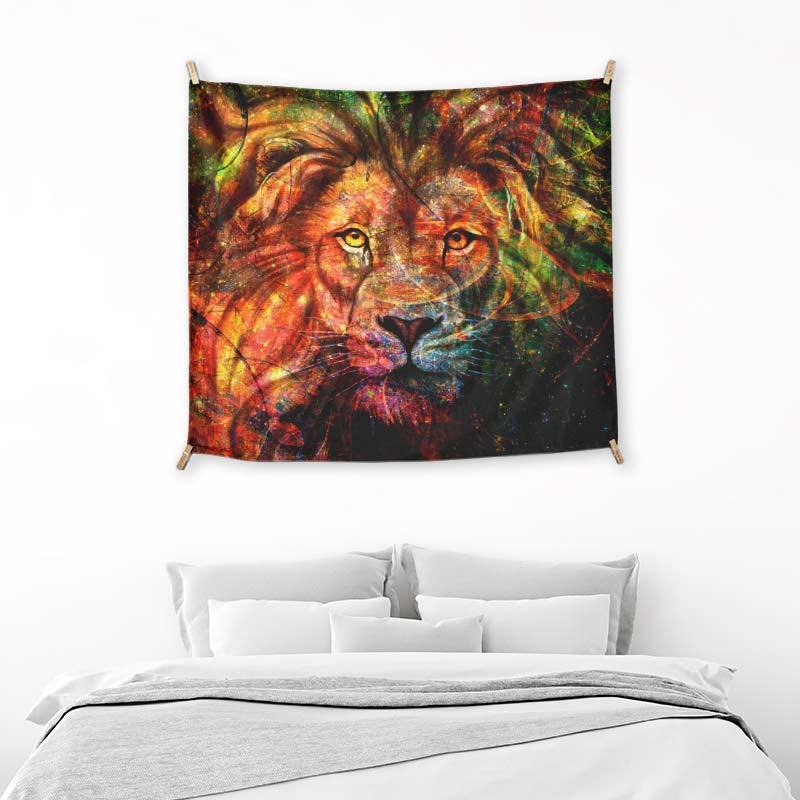 Colorful Lion Roar