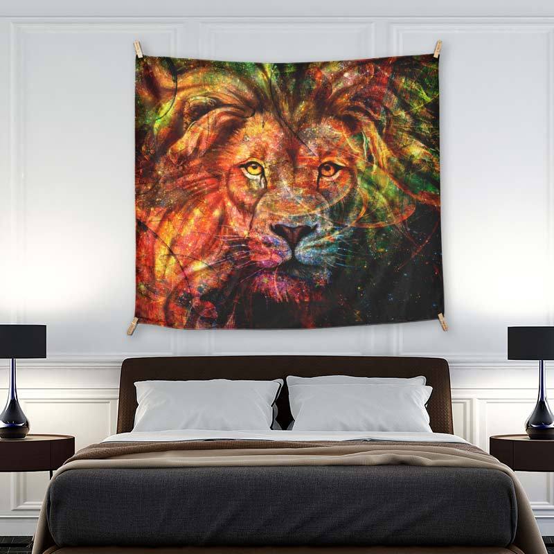 Colorful Lion Roar