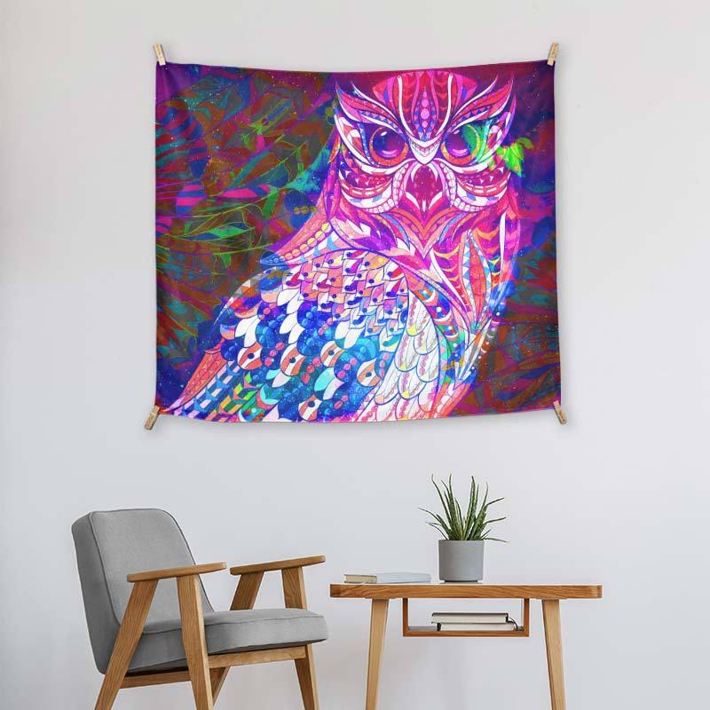 Cosmic Pattern Owl