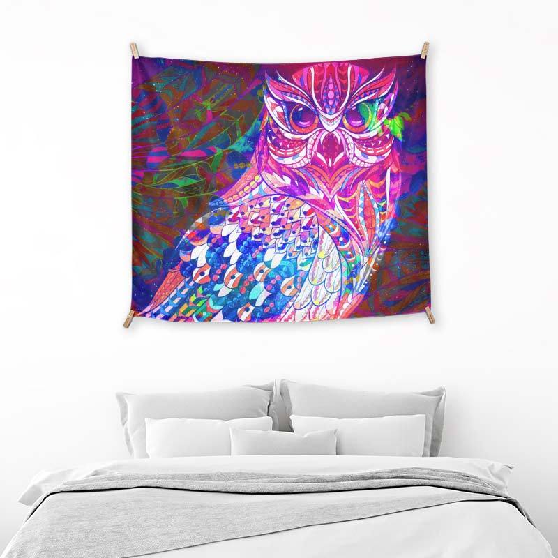 Cosmic Pattern Owl