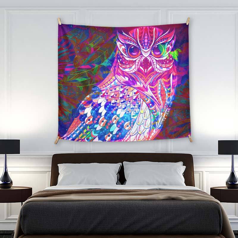 Cosmic Pattern Owl