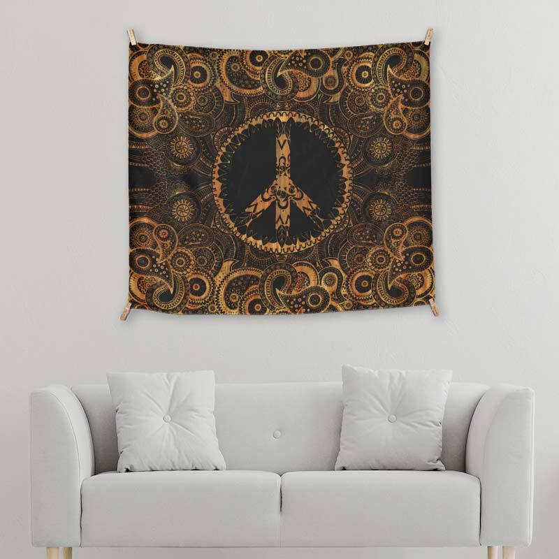 Gold Peace And Mandala