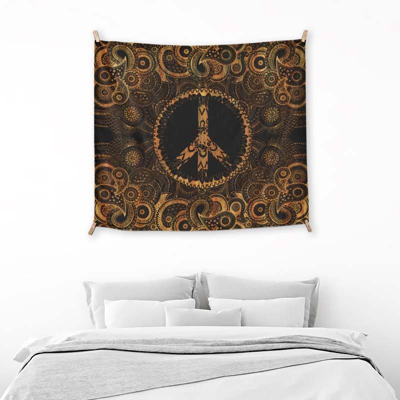 Gold Peace And Mandala