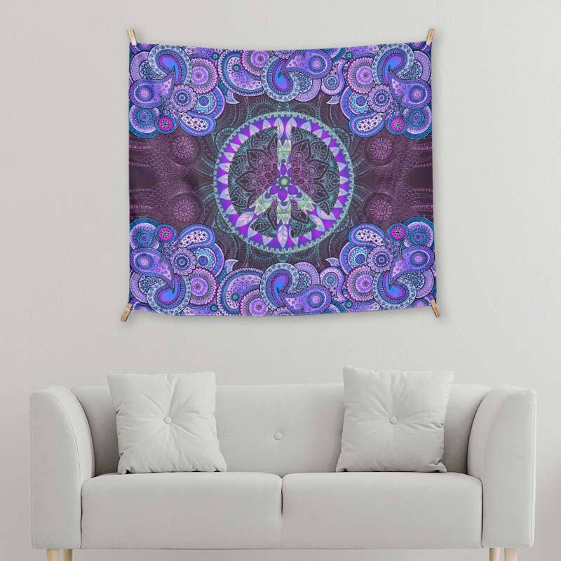 Purple Peace And Mandala