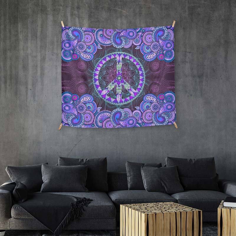 Purple Peace And Mandala