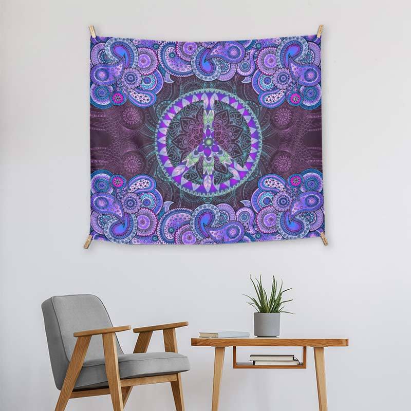 Purple Peace And Mandala