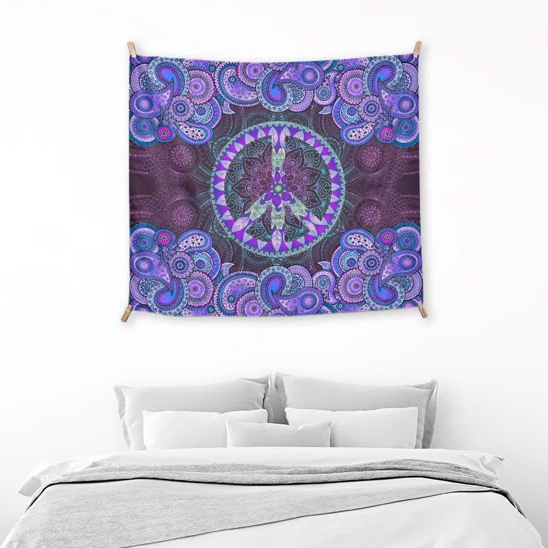 Purple Peace And Mandala