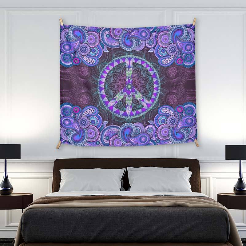 Purple Peace And Mandala