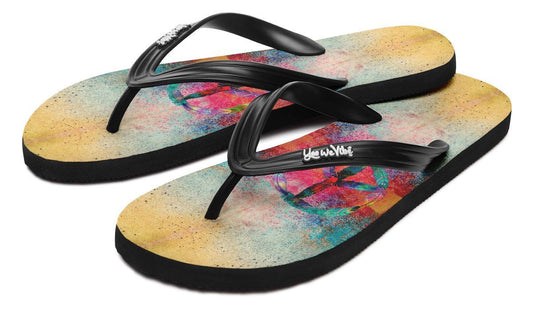 Colorful Paint Peace Feather