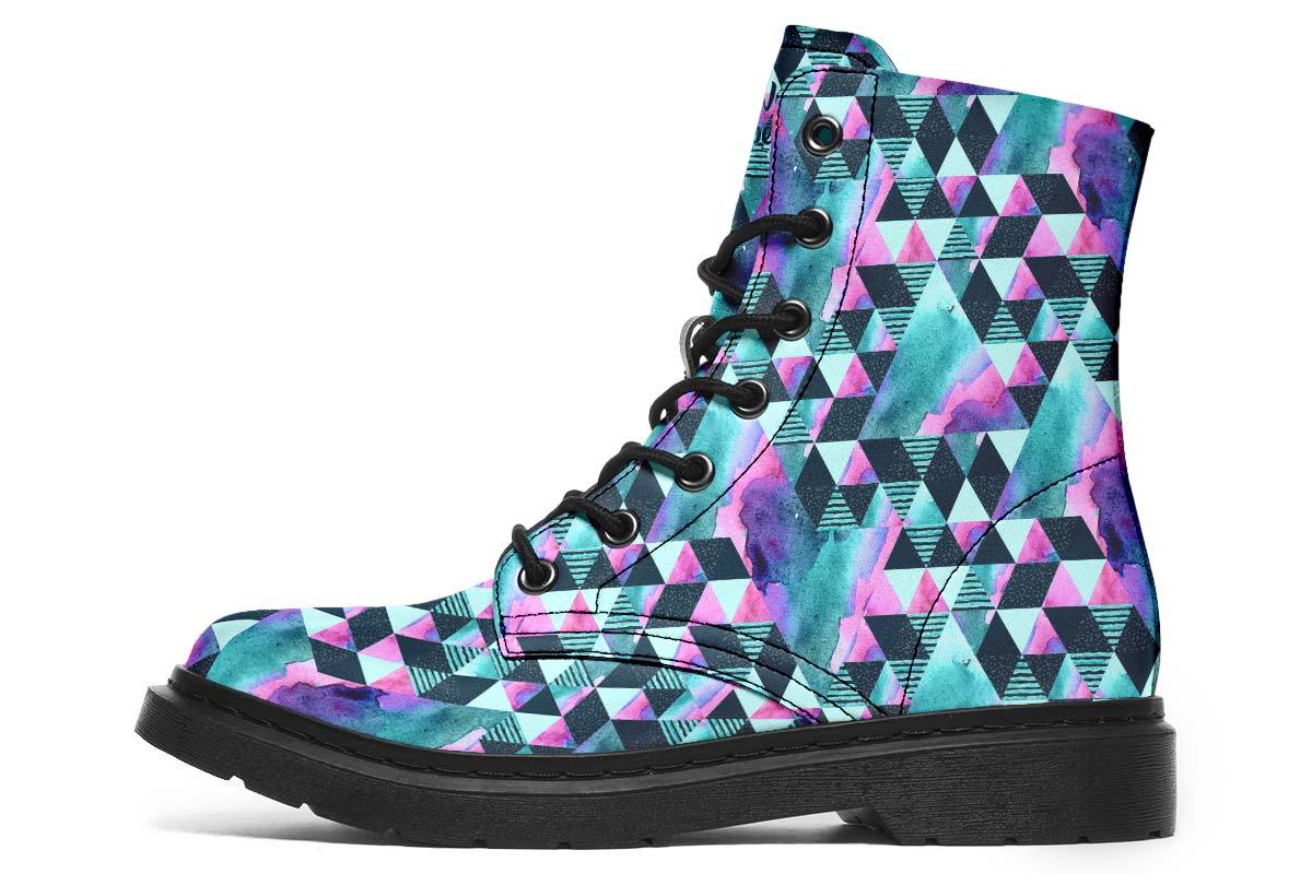 Geometric Watercolor Turquoise