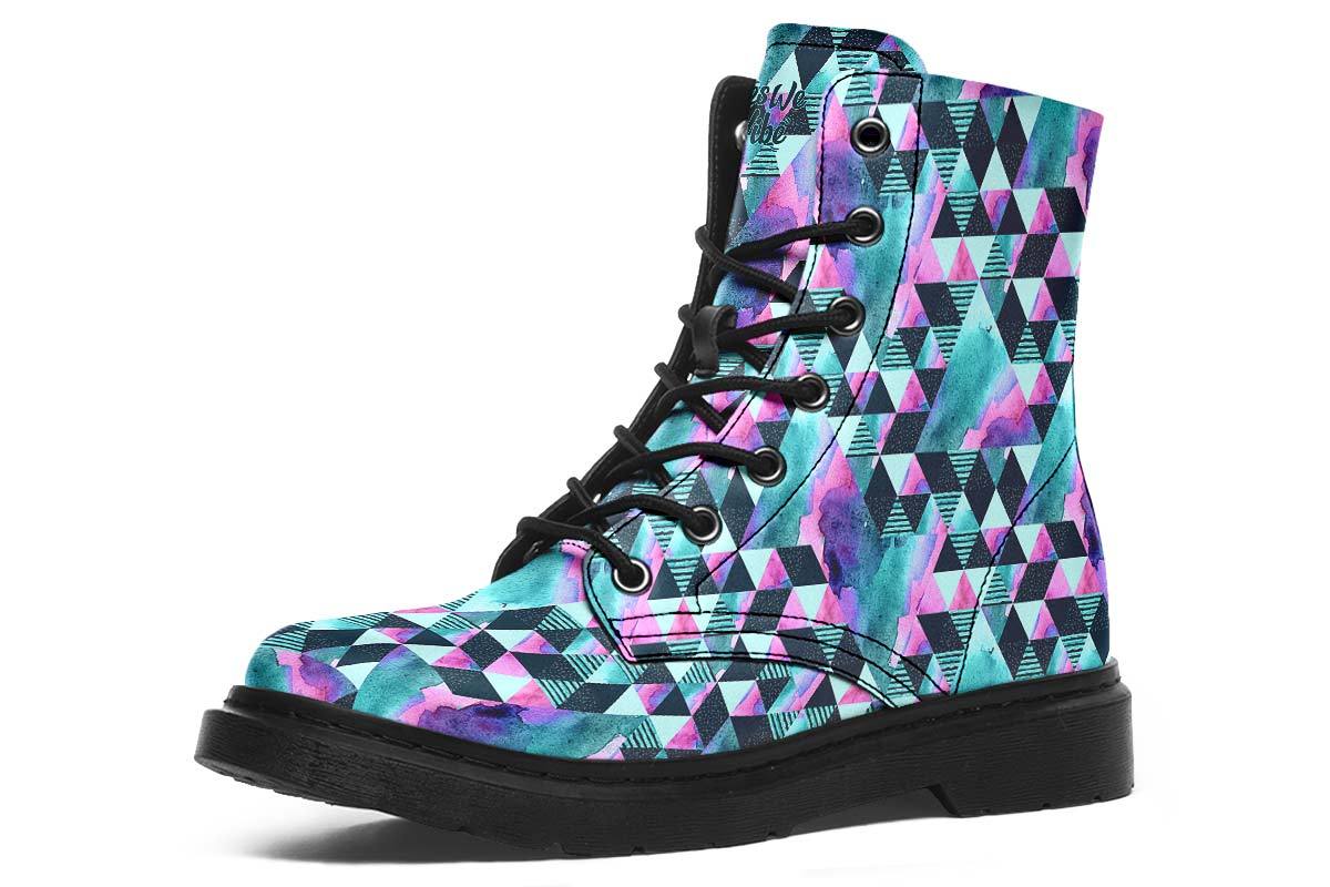 Geometric Watercolor Turquoise