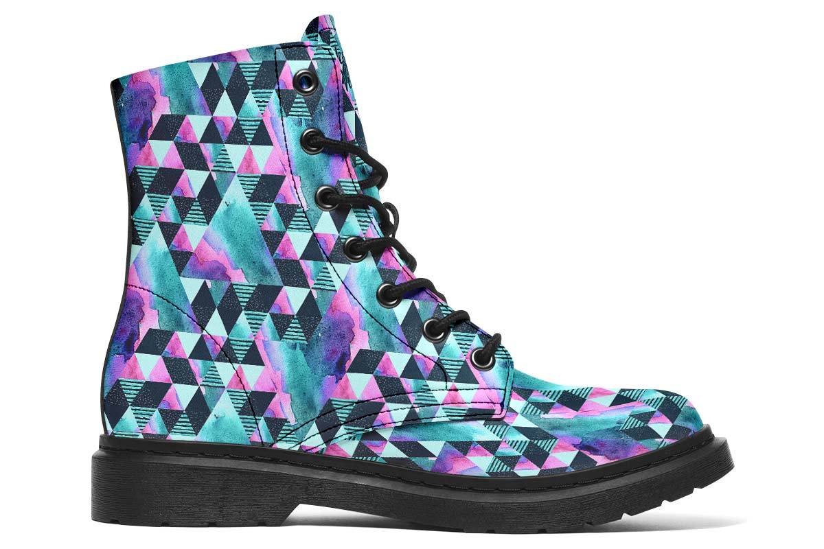 Geometric Watercolor Turquoise