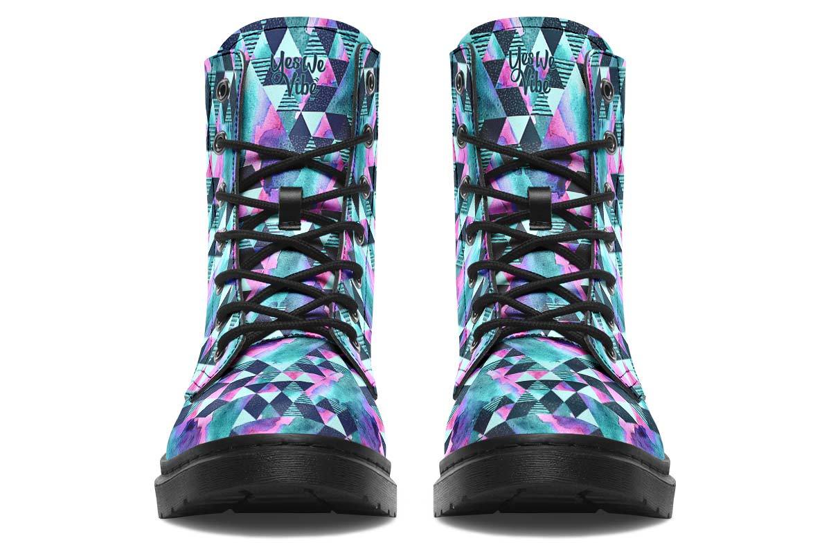 Geometric Watercolor Turquoise