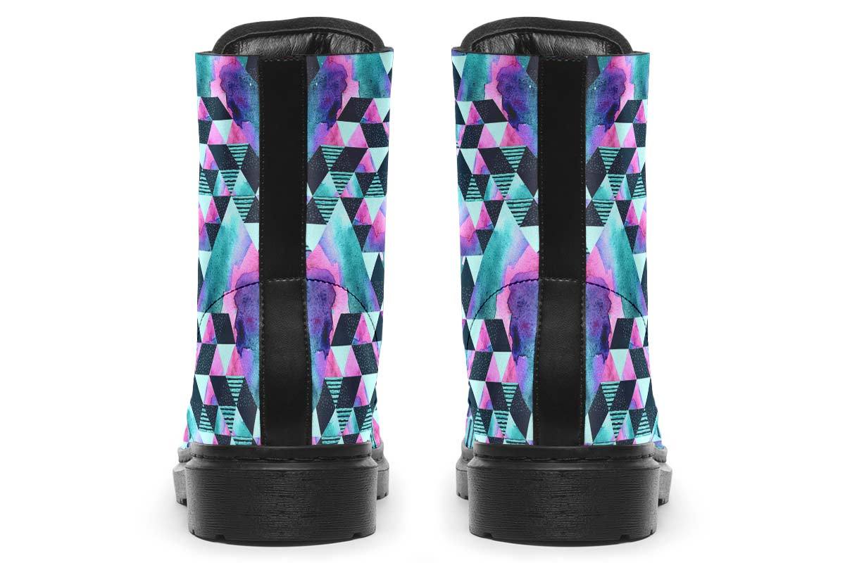 Geometric Watercolor Turquoise