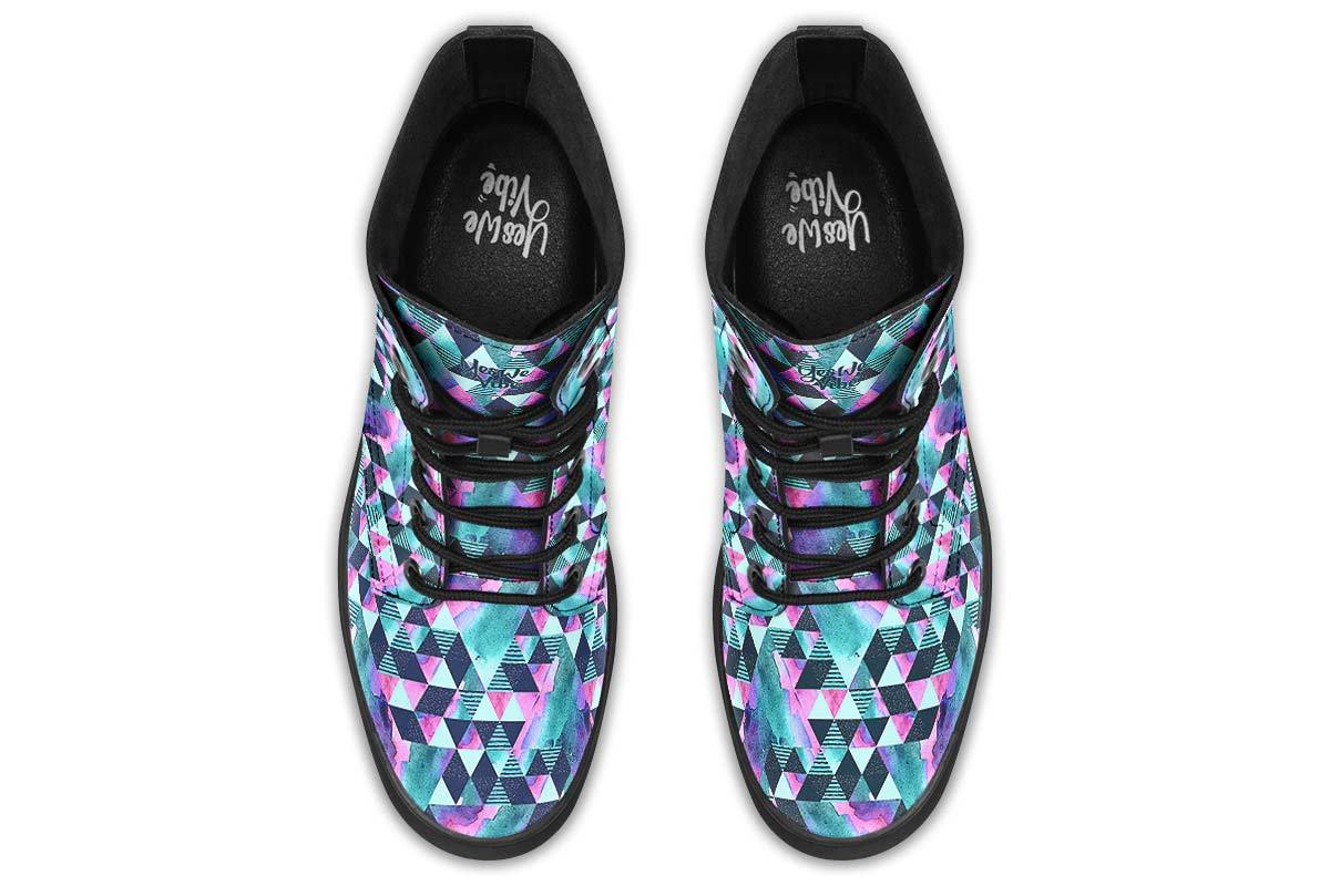 Geometric Watercolor Turquoise