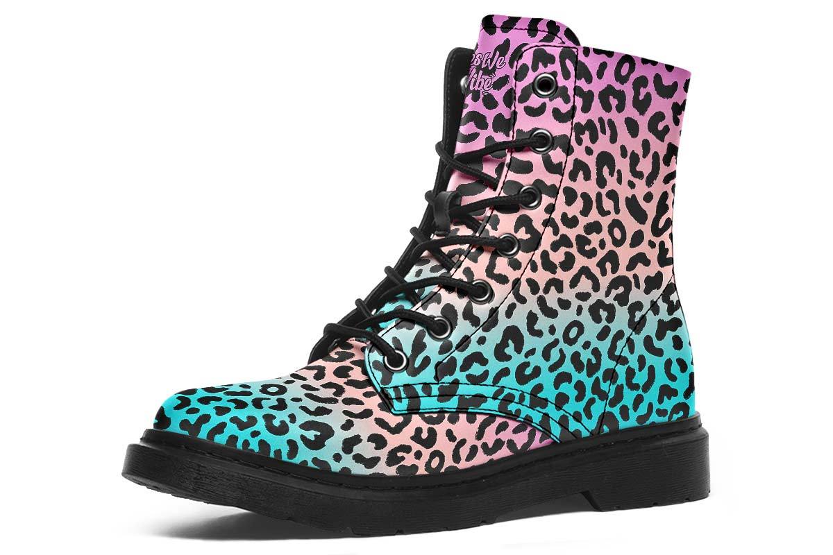 Gradient Leopard Pattern